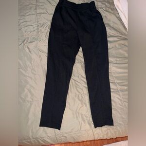 Casual Black Pants - Elastic Waist